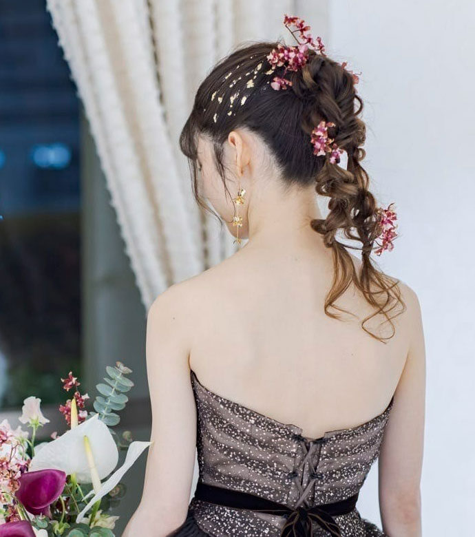 結婚式の髪型でツインテールするのってどう？？marry マリー