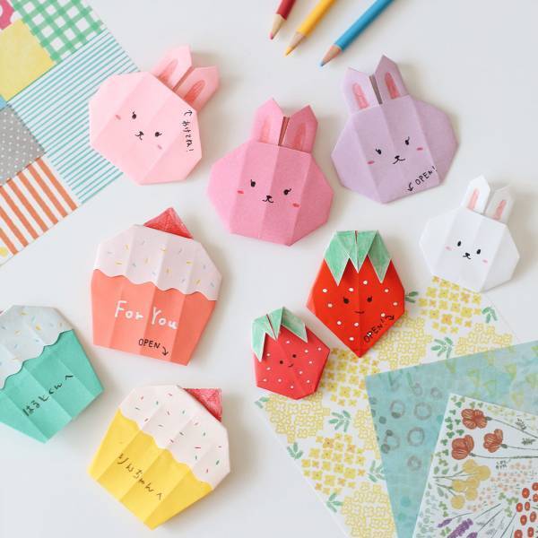 遊べる折り紙 プッシュポップ プッシュボタン 折り方 形が変わる♪折り紙1枚でおもちゃの作り方海外Tips☆DIYエコスローライフ