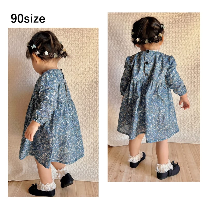 子供用シンプルでかわいいワンピースの作り方 無料型紙あり ぬくもり