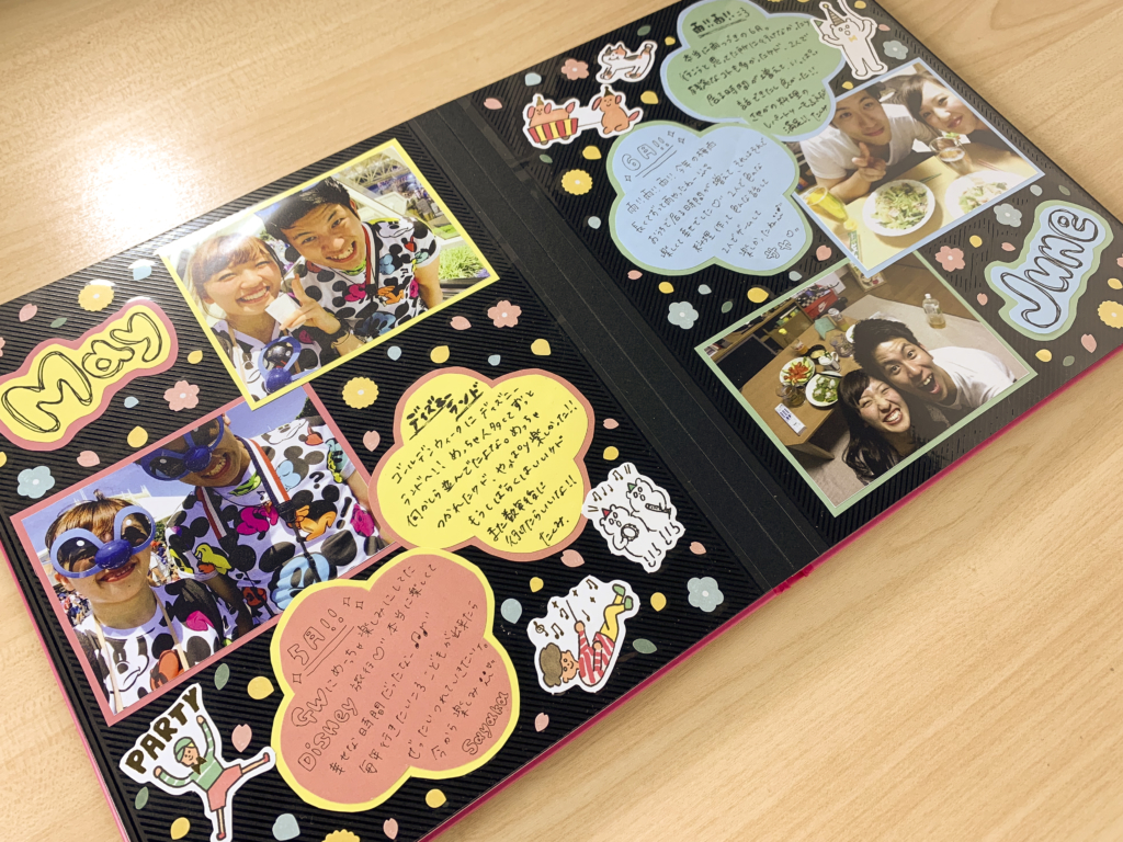 フエルフォトブックのウェディングテンプレートで結婚式のアルバムを手作りしてみました