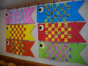 再販26鯉のぼり製作キット シール有り 8人分1セット 型紙 Chiroru♡普通郵便で発送お急ぎ不可 通販11541542Creema クリーマ