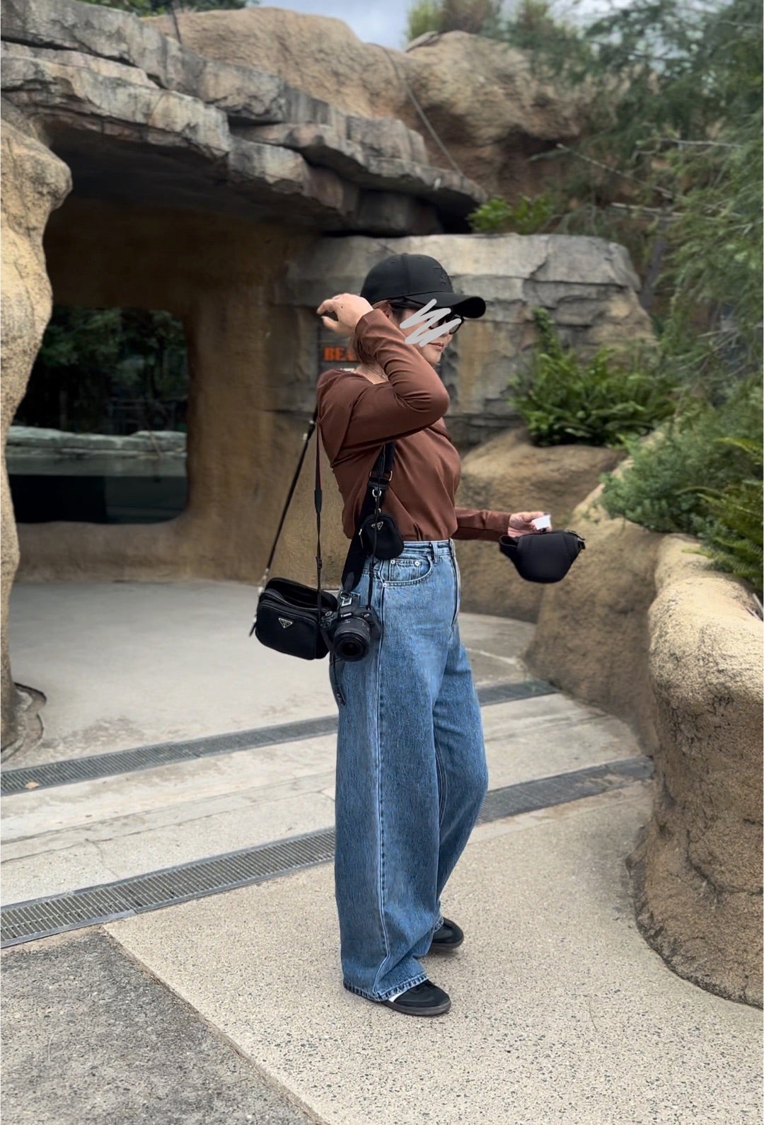 動物園コーデ ママ 秋TikTok