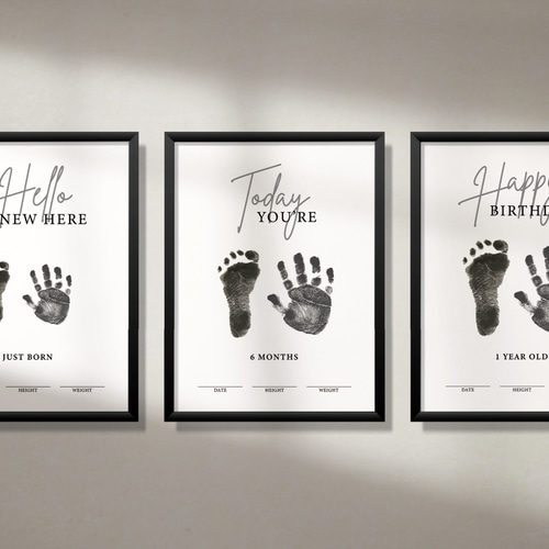 キャンバス手形足形 1歳 お仕立券お仕立券のご提出は1 15までの商品詳細ベネッセ公式通販-たまひよのマタニティ・ベビー通販