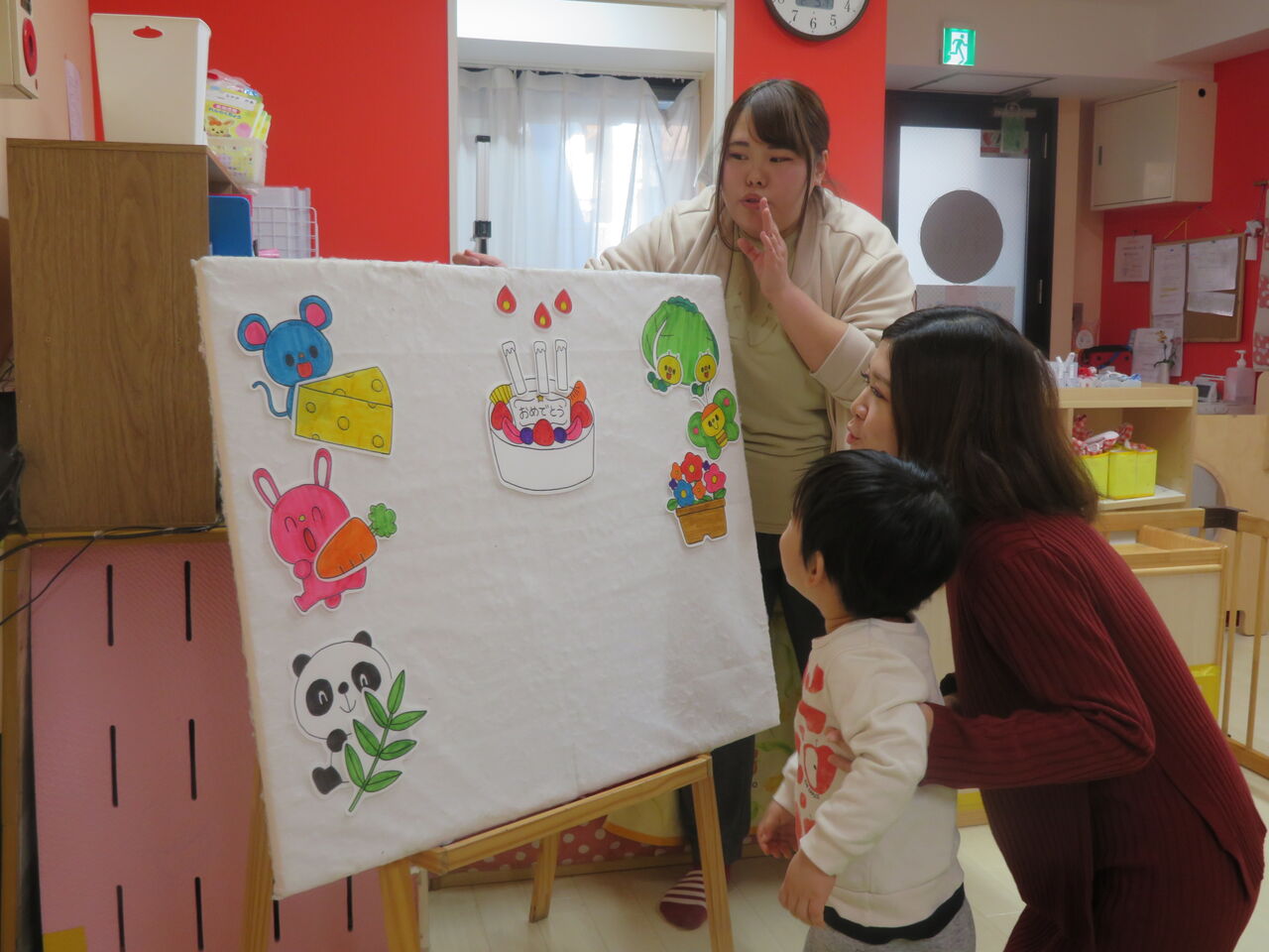 誕生日 パネルシアター森のケーキ屋さん誕生 春 夏 秋 冬 食育 祝い 乳児 幼児 子どもパネルシアター ・ペープサート・保育教材の販売◇えみここ