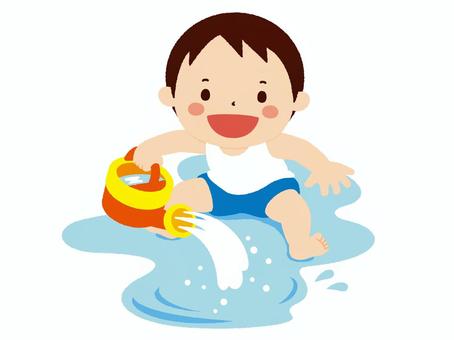 水遊びイラスト - No: 22838639無料イラスト・フリー素材なら「イラストAC」