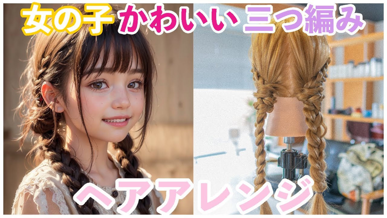 子供の三つ編みのやり方は？ 三つ編みアレンジのおすすめ9選！ 簡単にできる人気のアレンジヘアも紹介！はいチーズ！クリップ