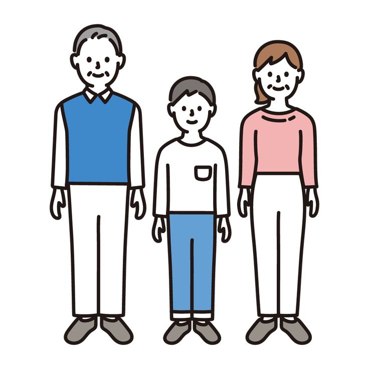 シンプルな丸っこい人のイラスト無料素材 - デザインメモ