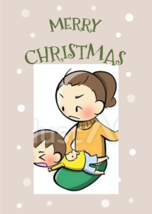 親子-お尻ぺんぺん201209イラスト - No: 2321003無料イラスト・フリー素材なら「イラストAC」