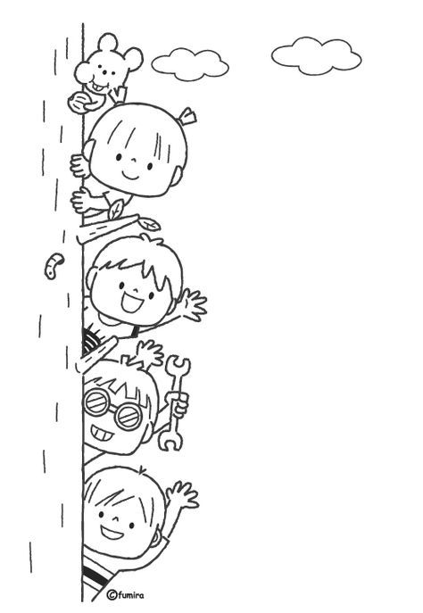 パレット手描き漫画のキャラクターイラストを保持しているかわいい子供の女の子無料ベクトル素材