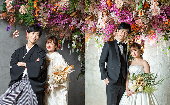フォトウェディング、ウェディングフォト、前撮りは「スタジオルミナス」