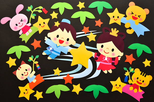 七夕製作キット2 壁面飾り - メルカリ