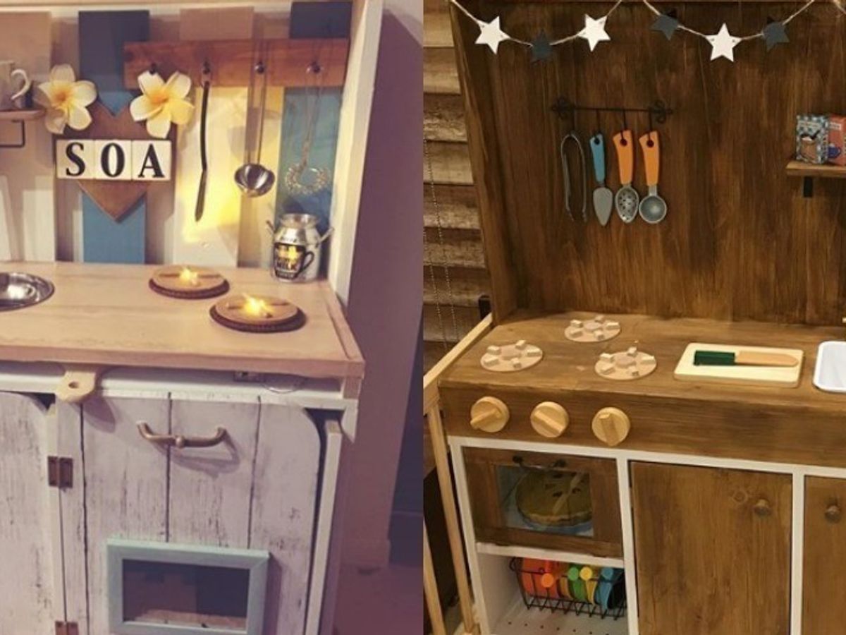 カラーボックスを活用した おままごとキッチンDIYBASE 認定講師