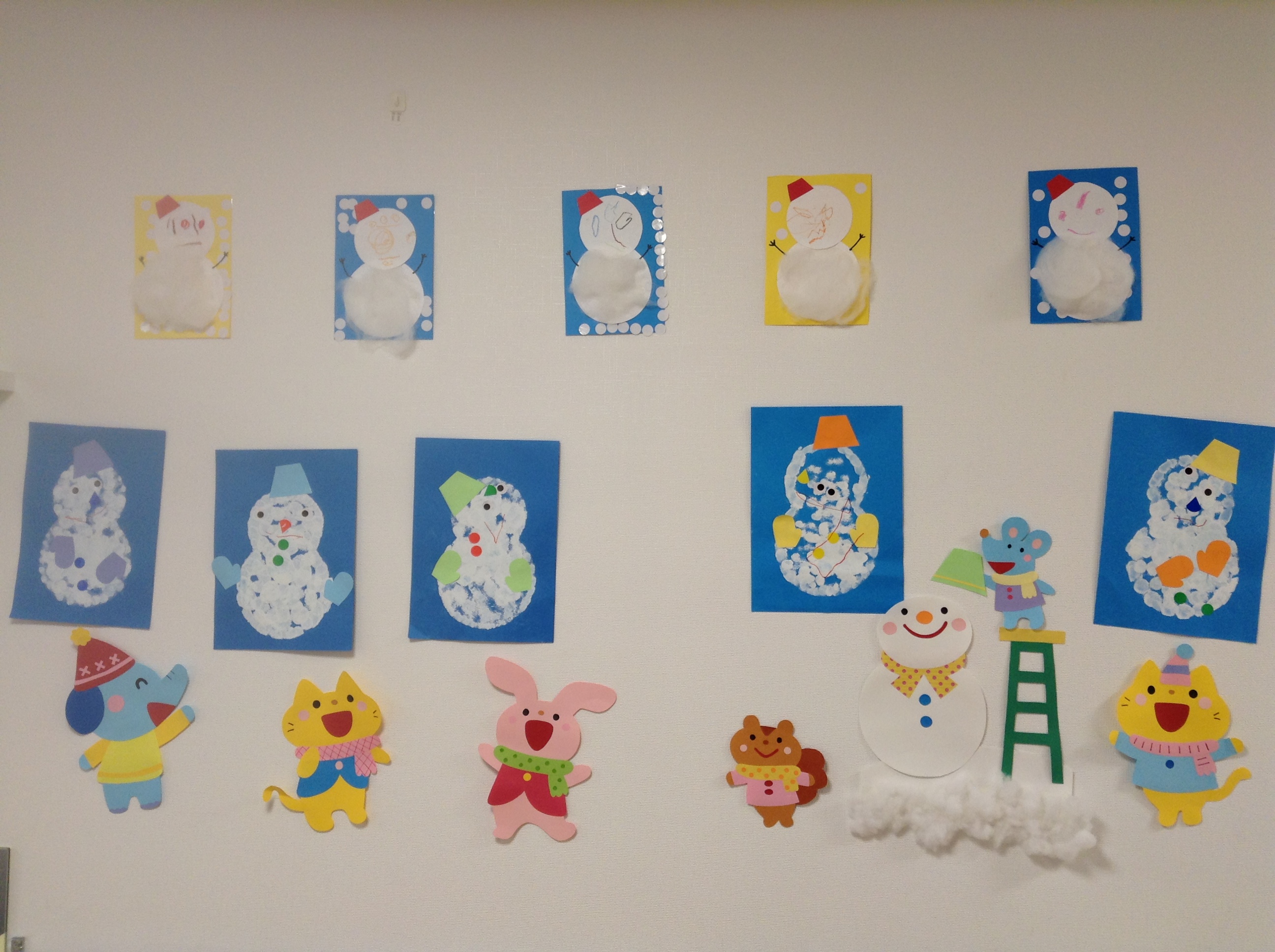 子どもの製作idea～雪の結晶 雪だるま世界文化ワンダ