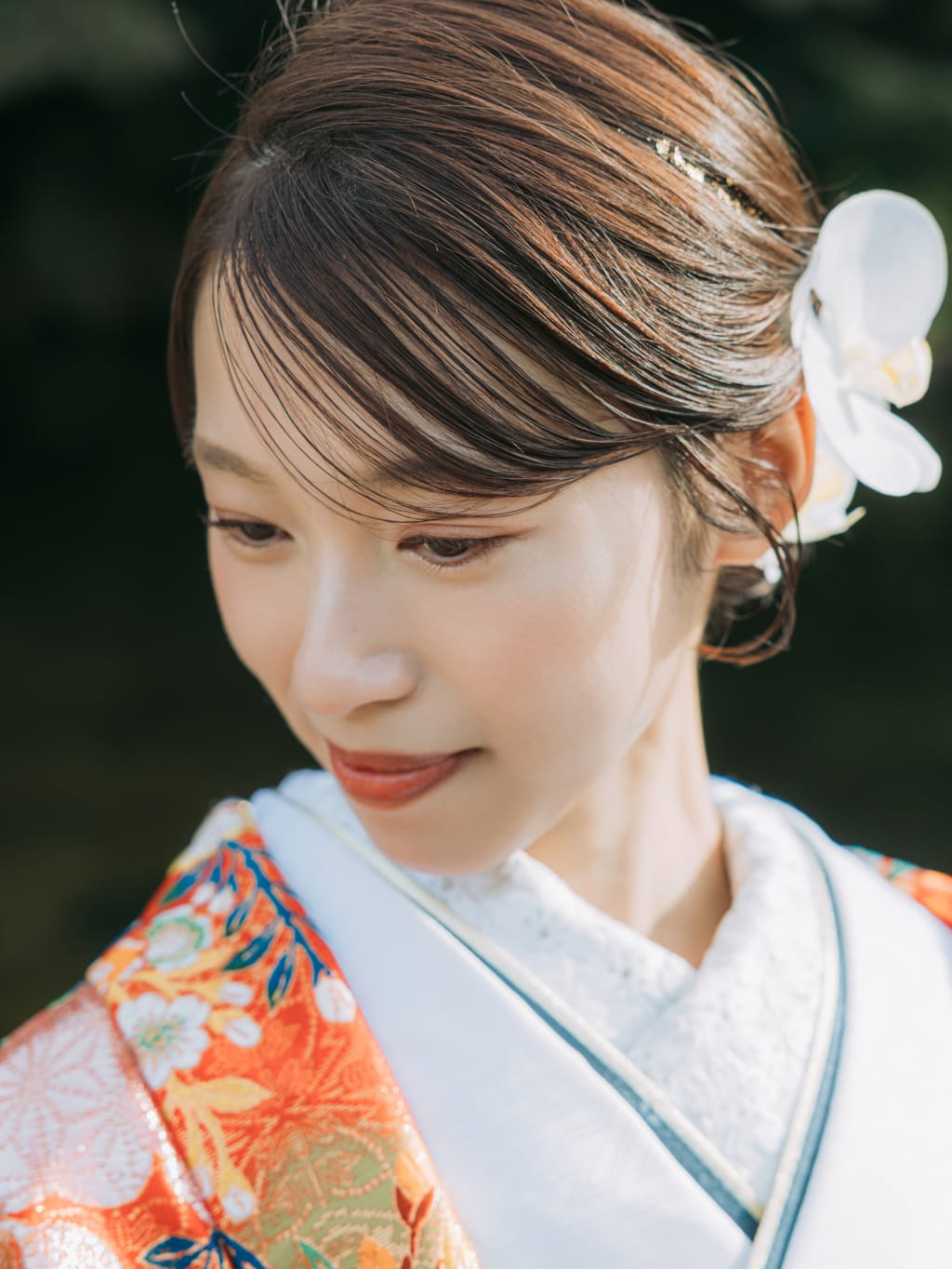 シースルー前髪 ✖️ 和装デコルテフォトグラフィー前撮り・フォトウェディング