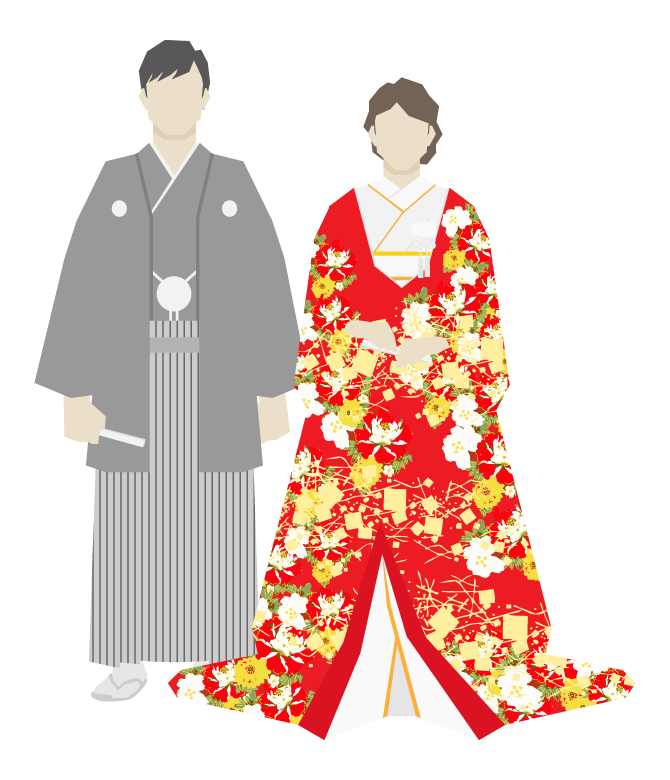 前撮り 和装イラストイラスト