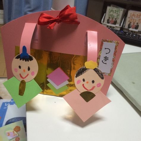 立体のひな祭り製作で楽しむ保育活動