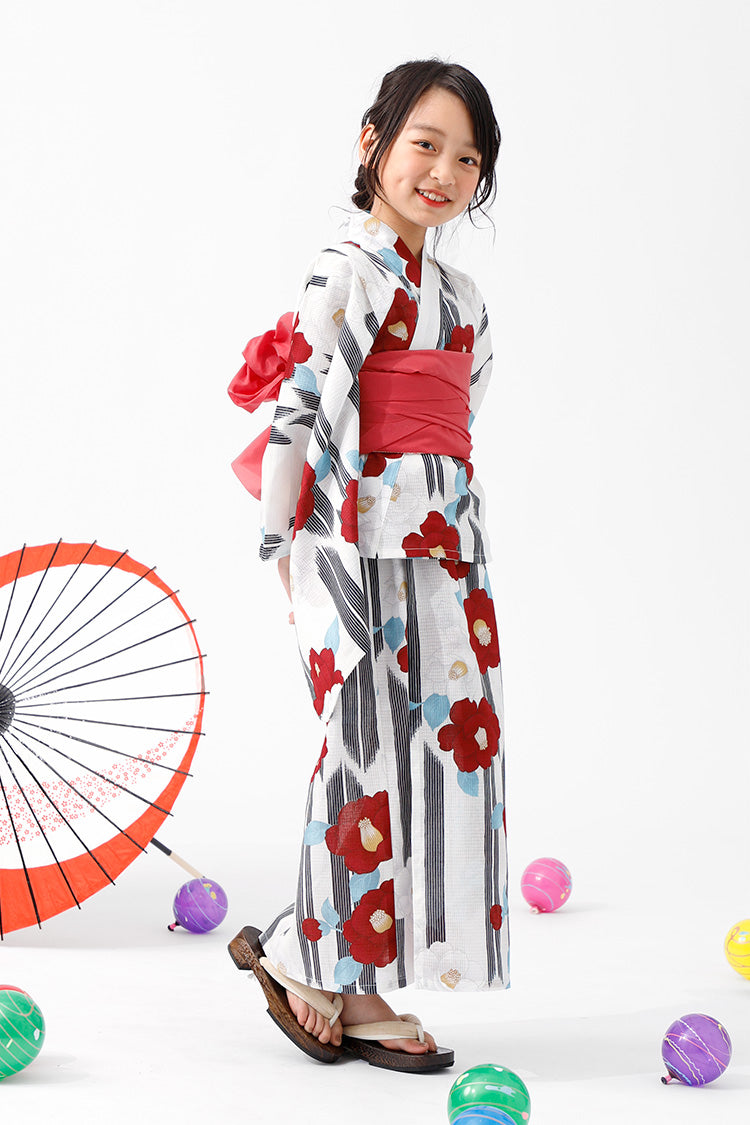 キッズ 子供 2way 浴衣 ワンピース 帯付き 紫 ラベンダー 100〜150cm 10w-6 : 和装 綾 - 通販 - Yahoo!ショッピング