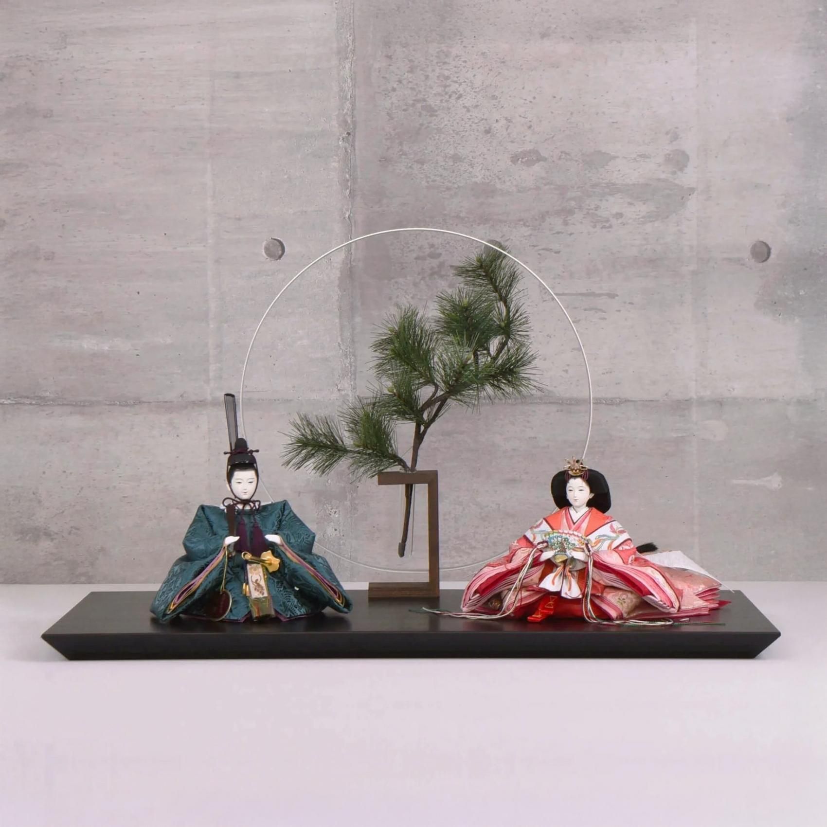 雛人形、小倉草園入荷致しました♪② ≪鳳凰刺繍Ⅱ 小京都シリーズ 青 赤≫江戸唐音