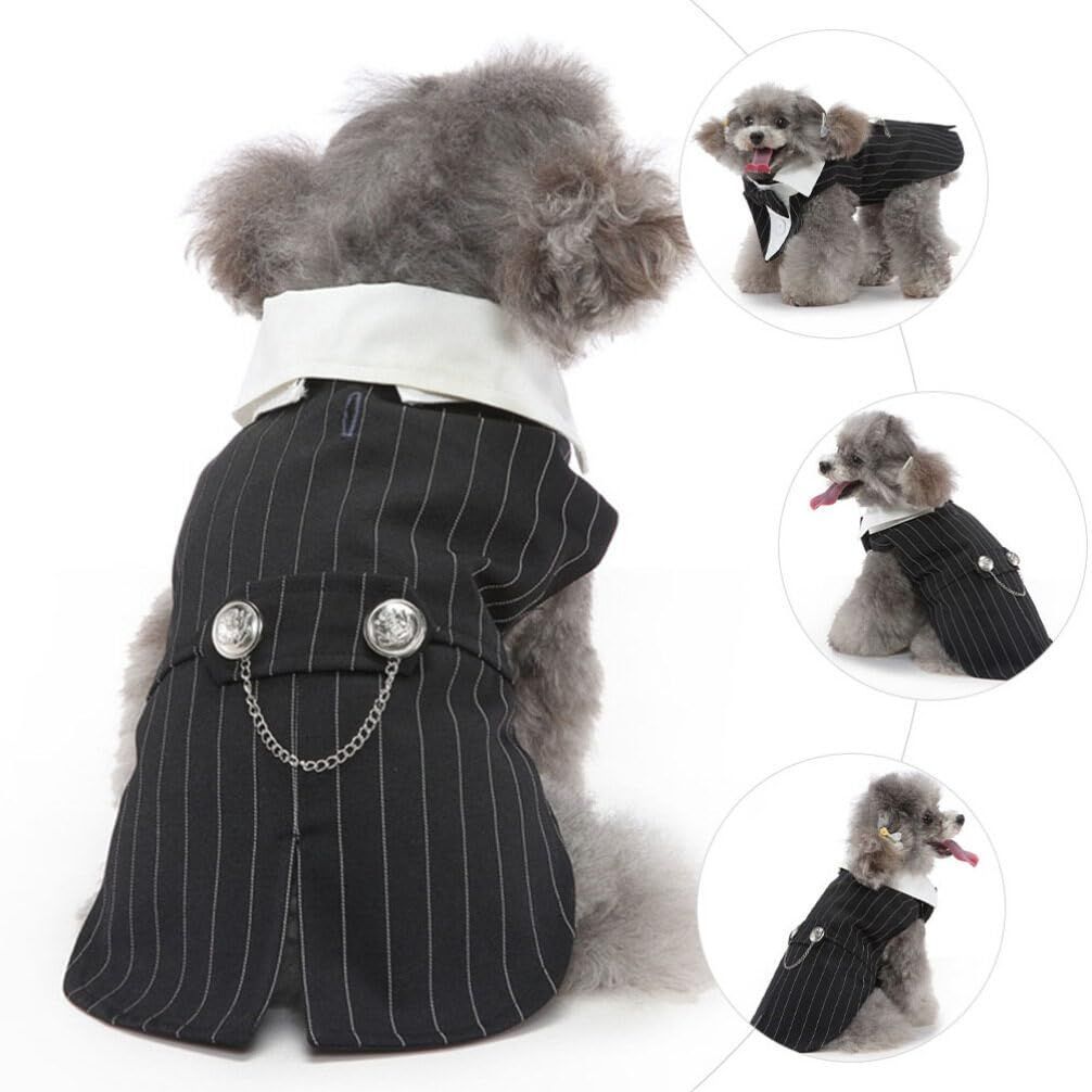 タキシードみたいなバンダナ 蝶ネクタイ 誕生日 結婚式 100日祝 節句 前撮 リングドッグ べビ－ フォーマル 犬 猫 ペット服・アクセサリーHAPPY KIDS 通販 13770568Creema クリーマ