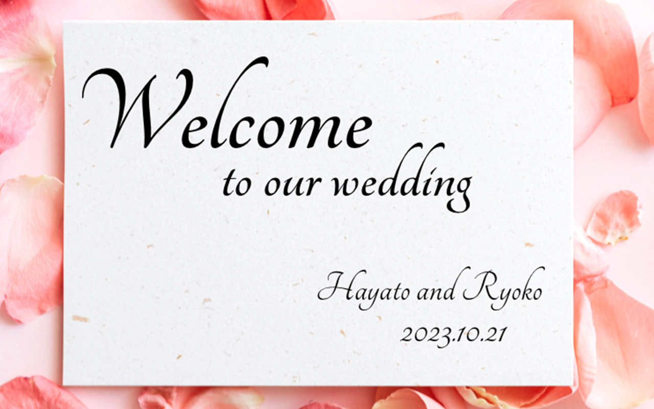 手づくりウェルカムボードキット－文字フォント－