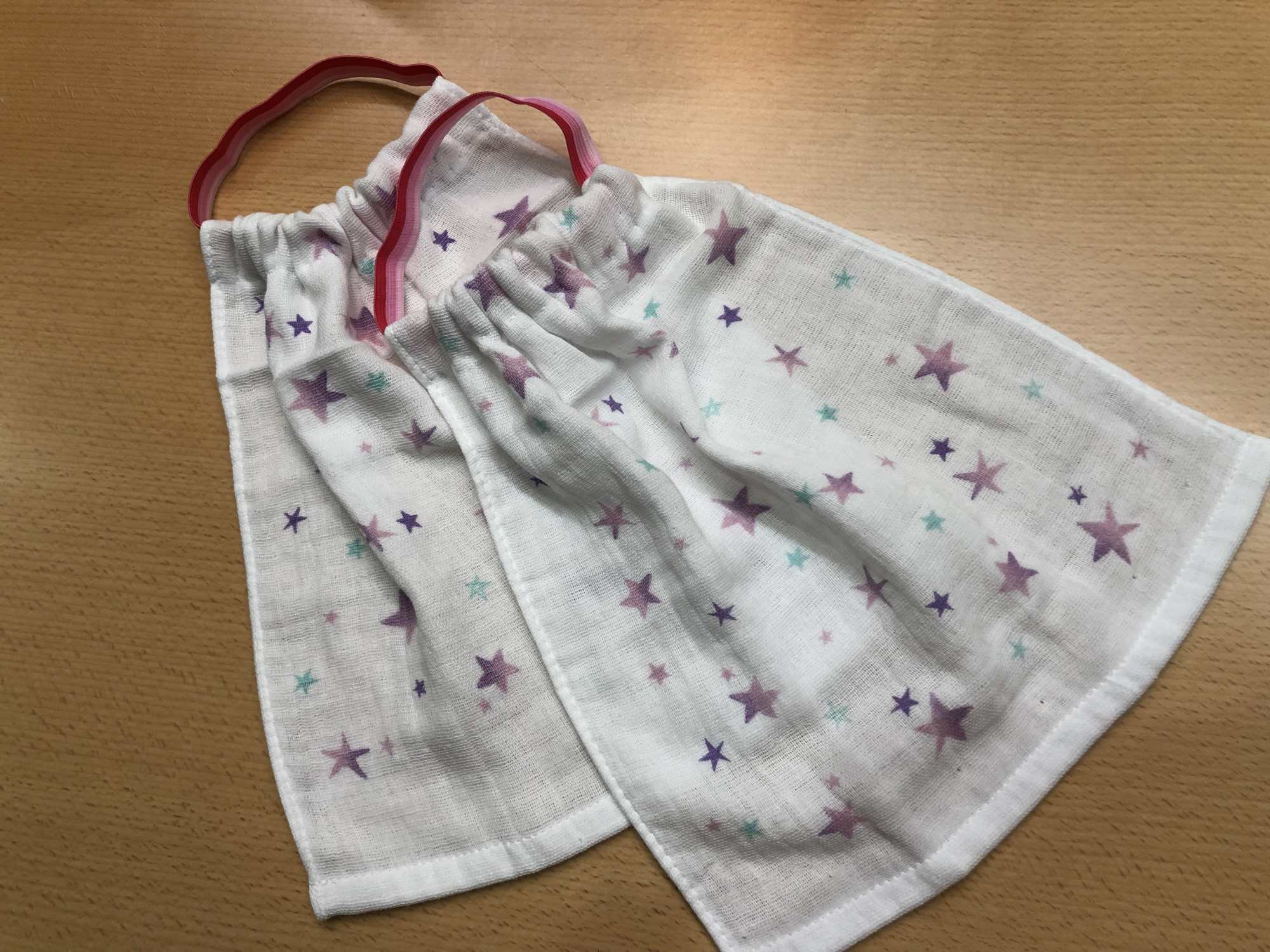 子供用タオルエプロンの作り方メモりな