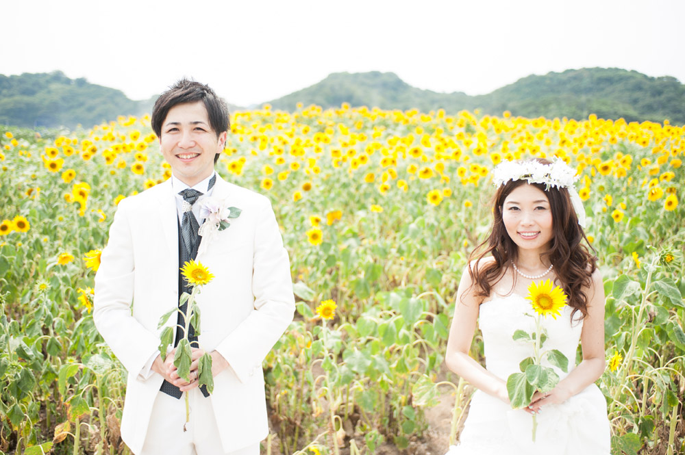 花とフォトお花屋さんが叶える花いっぱいのフォトウェディング