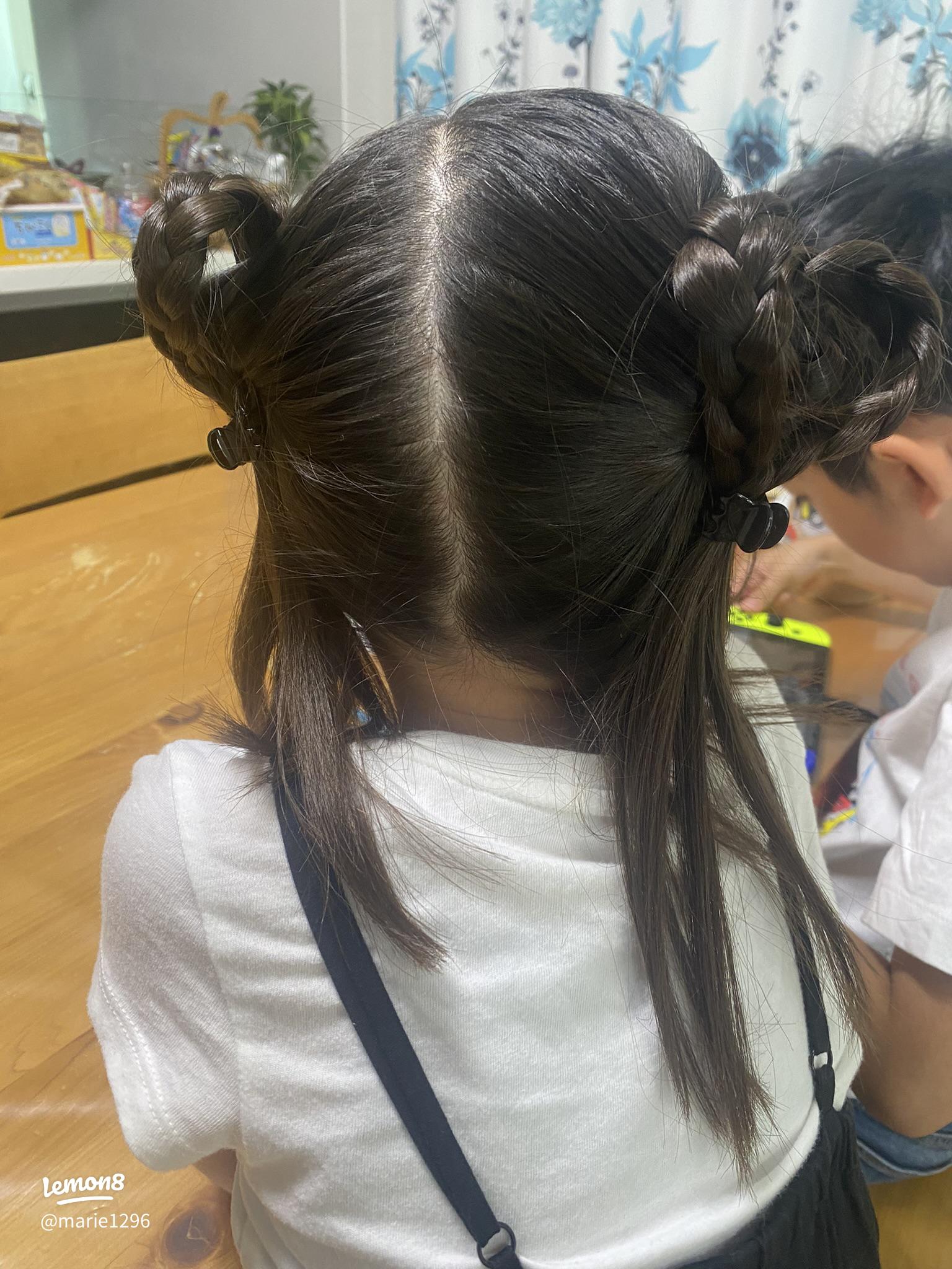 04 こども ヘアアレンジ 簡単 可愛い Kids Hair Arrangement☆ Koharu & Taichi CHANNEL