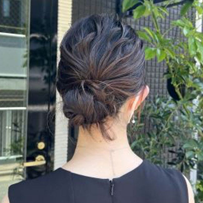 マザーズドレスに合うヘアセット❤︎ゲスト&マザーズドレスレンタル ザ•ランウェイ