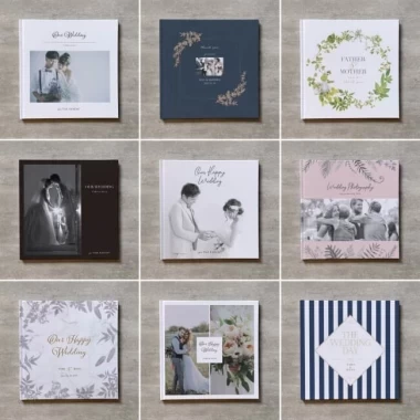 📖 顔合わせのしおりakrhrs_diy ✨ アルバム風に仕上げました！ 表紙には写真がいれられるようになっているので当日チェキをとってその場で入れる演出をしようと思います ✨ 顔合わせのしおりは こんなにしなくてもよいのかもしれませんが 私たちは結婚式が1年半程先な