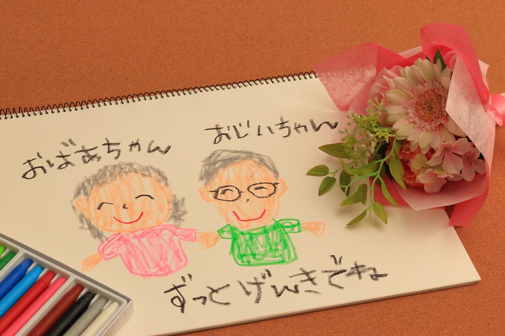 敬老の日のプレゼント2012保育園ぐらんでぃーるのお話