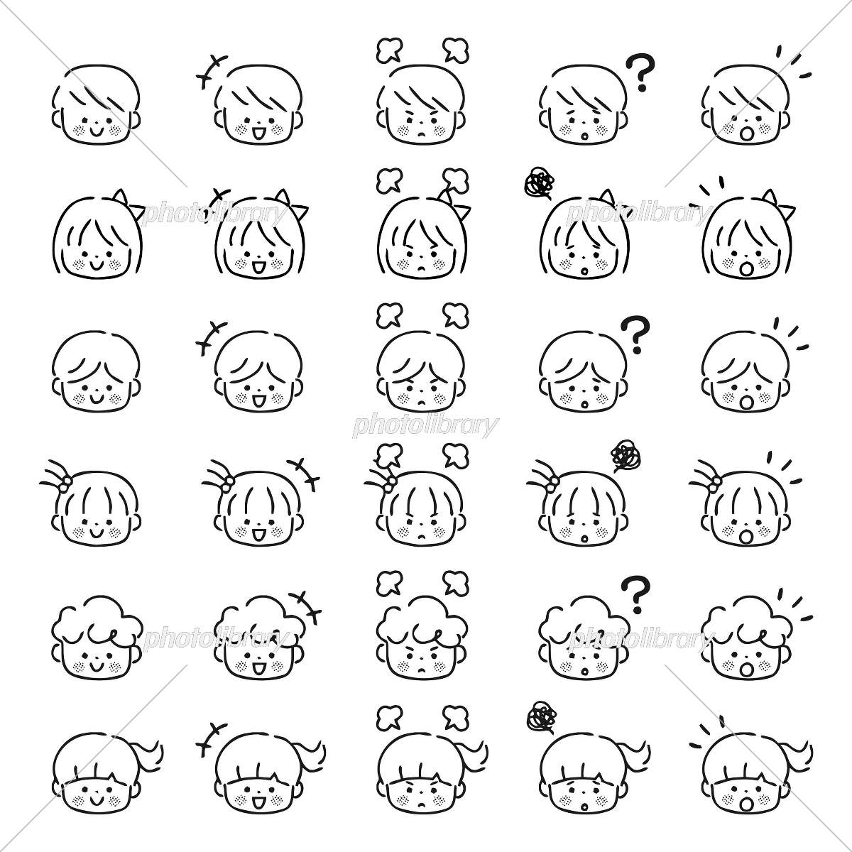 似顔絵の書き方 子供の顔のコツと描き方を解説 - どこでも絵画教室＜無料動画で学ぶ絵の描き方講座＞