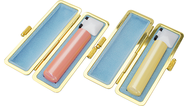 結婚 印鑑 ペア プレゼント はんこ 結び印 チタン印鑑 男性 女性 2本セット 15.0mm 13.5mm 高級もみ革ケース・ボックス 和リボン 付ギフト tqb