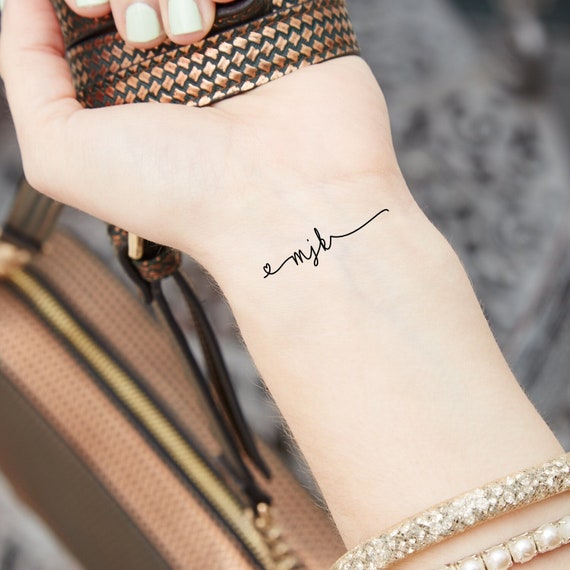 カスタムタトゥー「永遠の愛」子供の名前 3枚セット