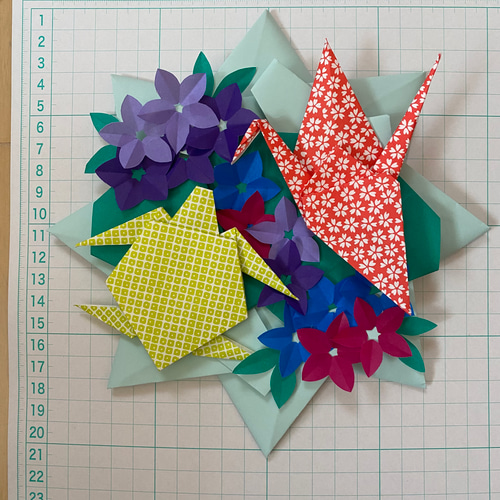 敬老の日 折り紙リース - rio032901minne byGMOペパボ 国内最大級のハンドメイド・手作り通販サイト