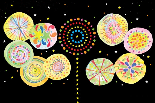 8月の製作かたつむり保育園