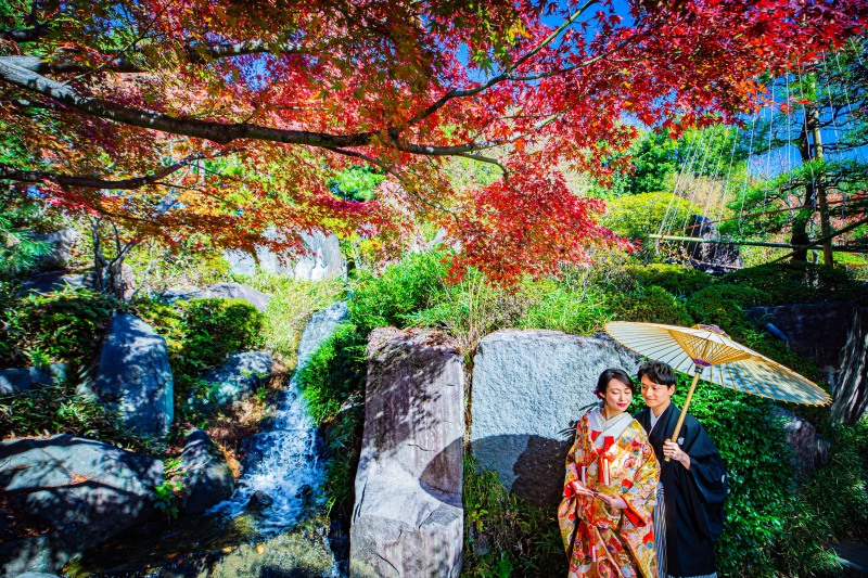 目白庭園で前撮りフォトウェディング撮影 - LIMITED WEDDING GINZA