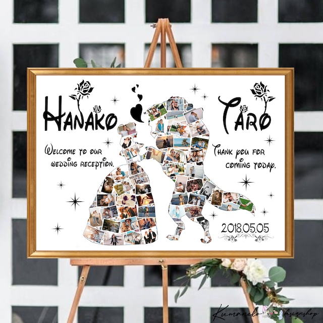 先日友人の結婚式に出席させてもらい、制作したウェルカムボードとエプロンです☺️?ケーキの上のチョコプレートでプロポーズしたクマの新郎さんと、カフェで働いてるコーヒー好きなうさぎの新婦さんをモチーフに描きました☕️大切な日のお手伝いができてとても