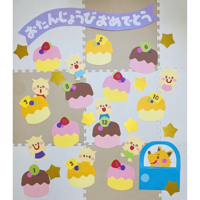お誕生日ポスター バースデーボード 2歳から 雑貨・その他 Sabrina 通販 3452250Creema クリーマ
