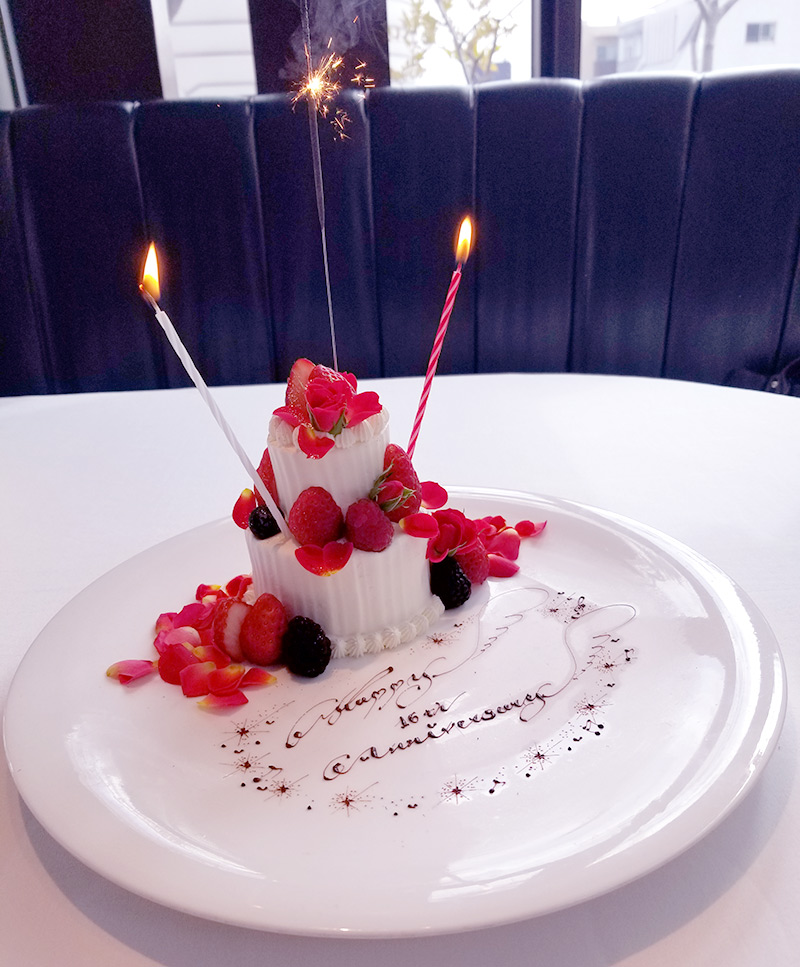 お台場 誕生日プレート 子供TikTok