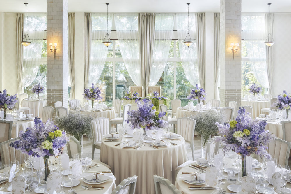 会場装花でバンケットの華やかさをUP！❁スタッフブログ花巻温泉ウエディング