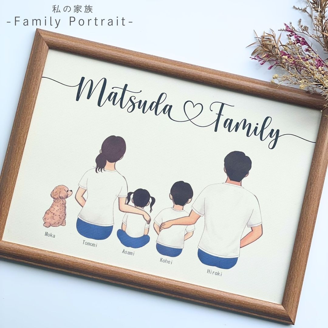 アイコン イラスト 家族イラスト 似顔絵