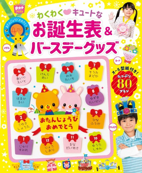 お誕生日表 いちねんいろいろ 壁面