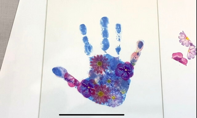 子ども手形アート・お絵かきアートパネル愛知県東郷町ふるさと納税サイト「さとふる」