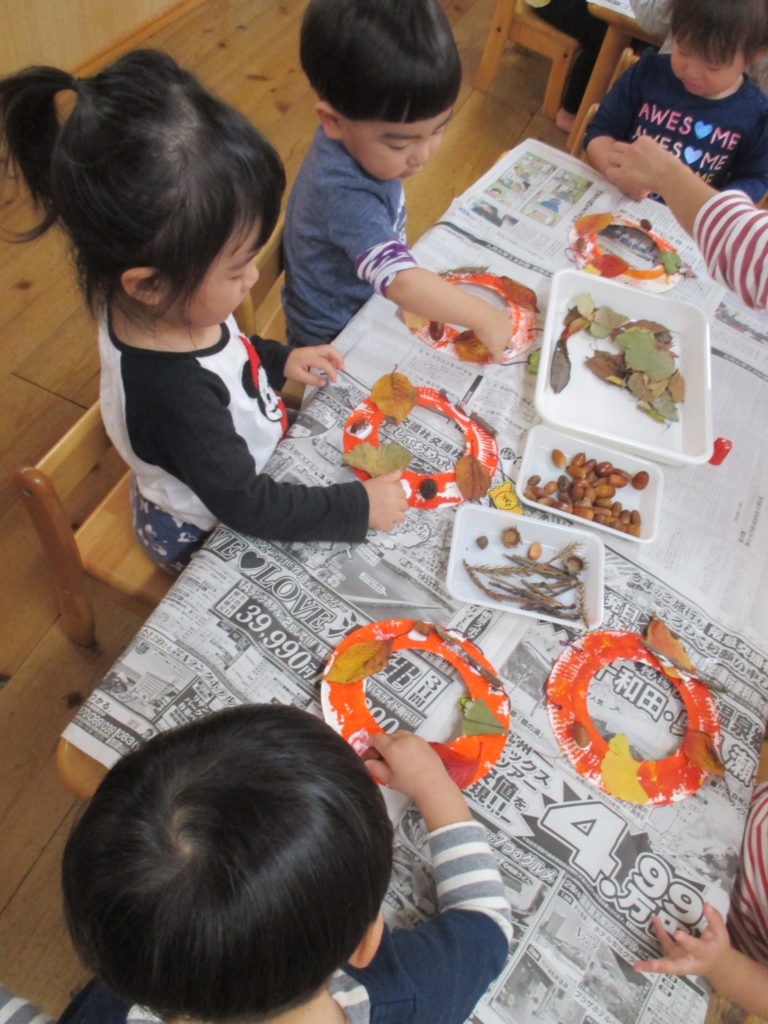 たいよう組☆マフラー作りにじいろ保育園ブログ