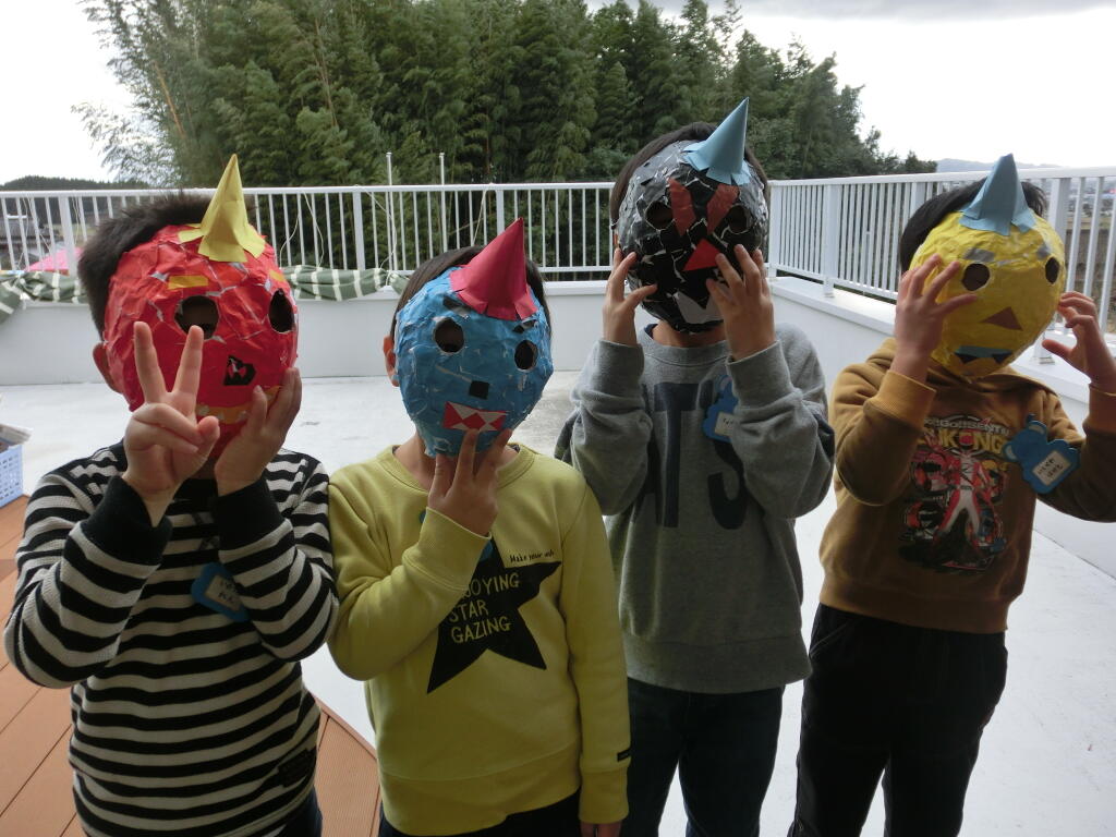 鬼 製作キット 壁面飾り 節分 冬 保育 高齢者 クラフト