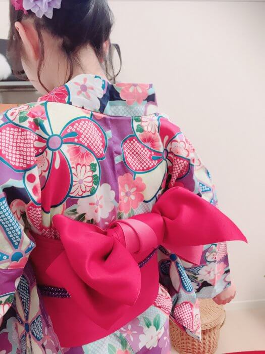子供浴衣の着付 子供兵児帯の結び方松戸 市川 着物専門店 呉服のひぐち