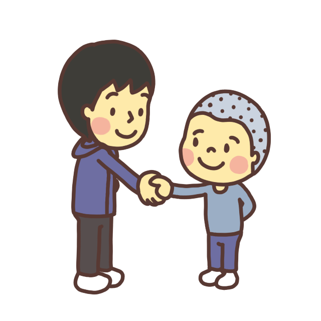 親子 手つなぎ 手を繋ぐ 素材イラスト・フリー素材なら「シンテリ」