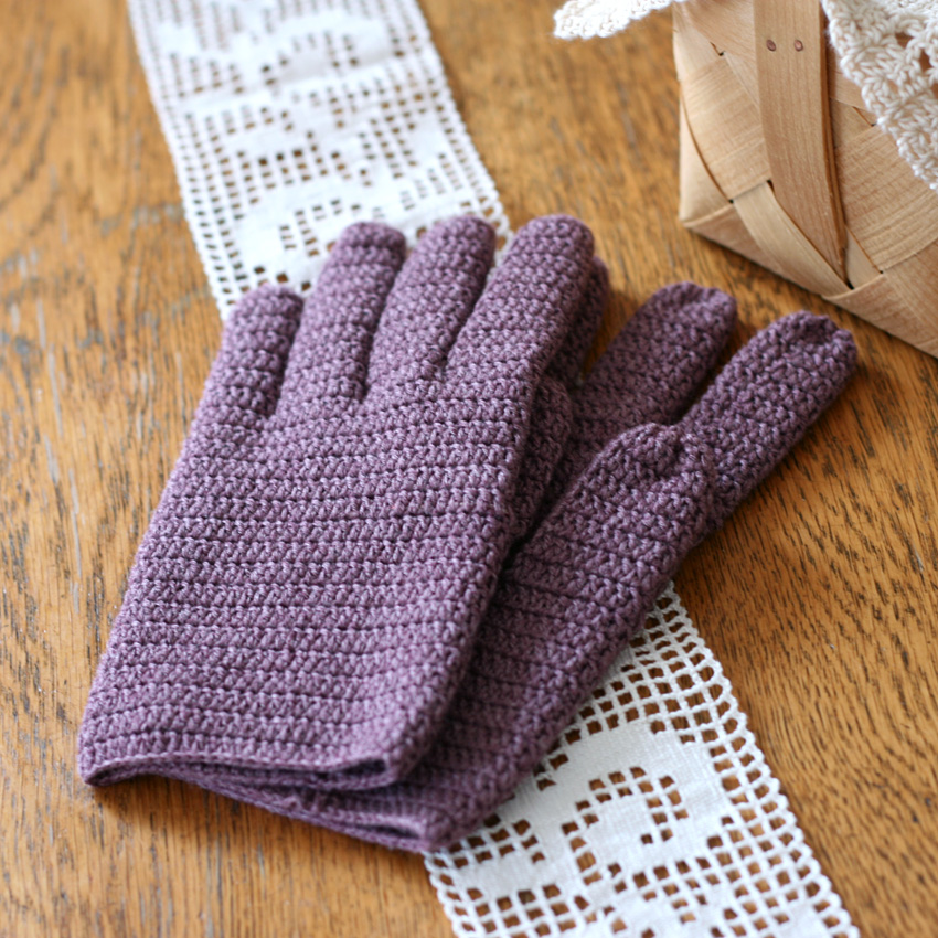 かぎ針編み「指出しミトン」編み図 – Ronique Store