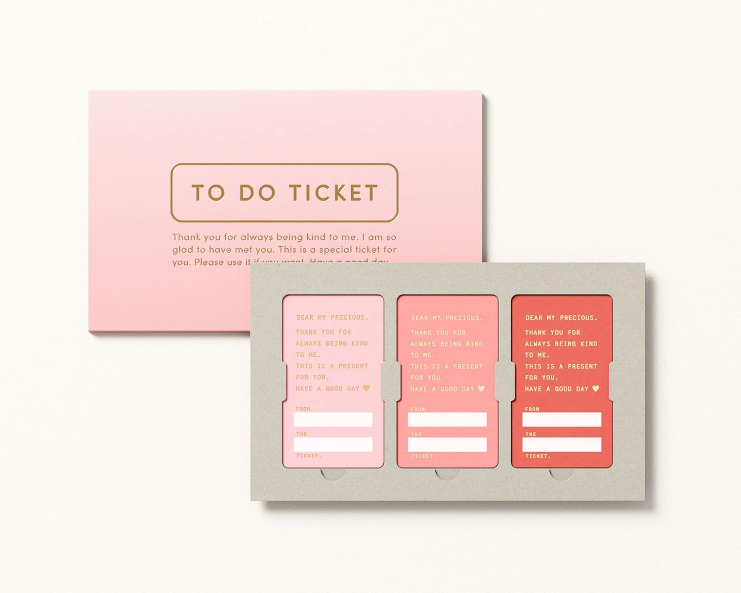 夫への0円プレゼントは手作り「回数券」！感謝のキモチの3点セット 工作ふるものせいかつ図鑑