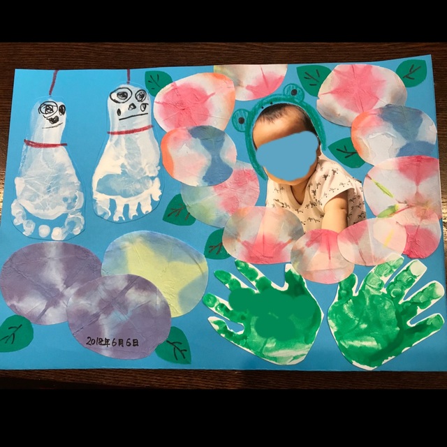 hoiku__10 子どもの小さい手や足は小さくて尊い♡ そんな可愛い形をアートで残そう! 毎月手型アートを紹介するので フォローしてね@hoiku__10 💓 忘れないように右下のリボンから保存しよう!手型アート手形アート製作製作遊び足形アート